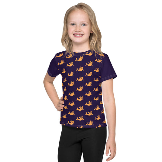 Kids crew neck t-shirt AOP2