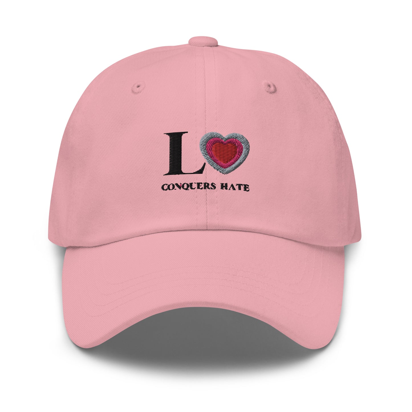 Light color classic love hat (with embroidery text)