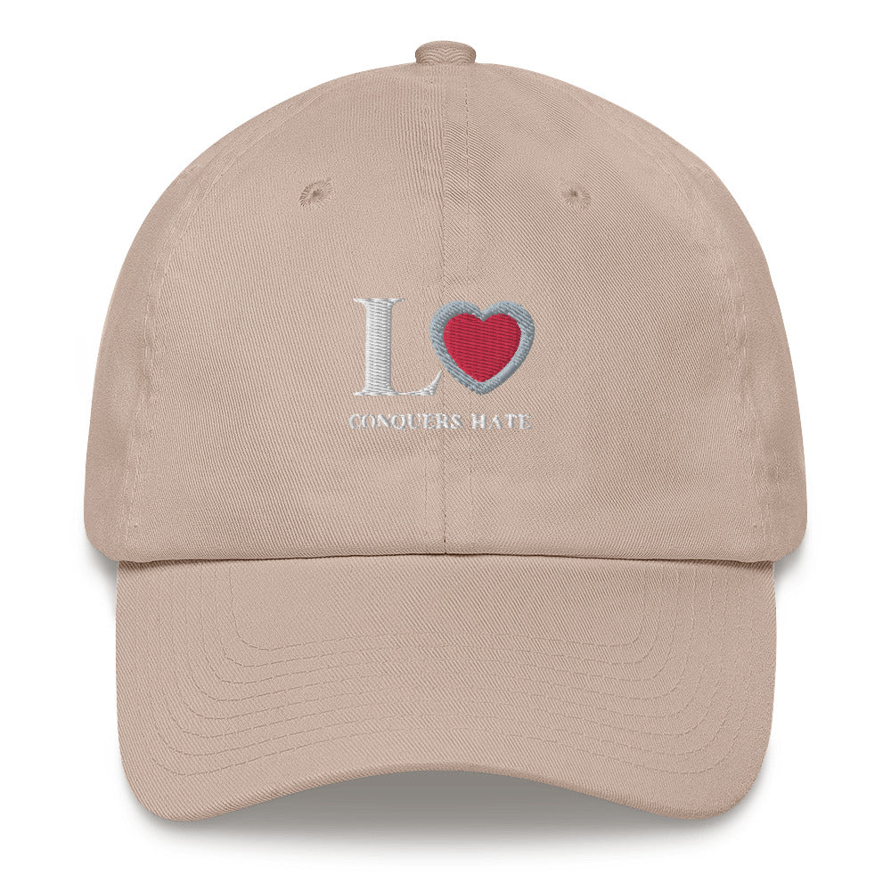 Dark color classic love hat (with embroidery text)